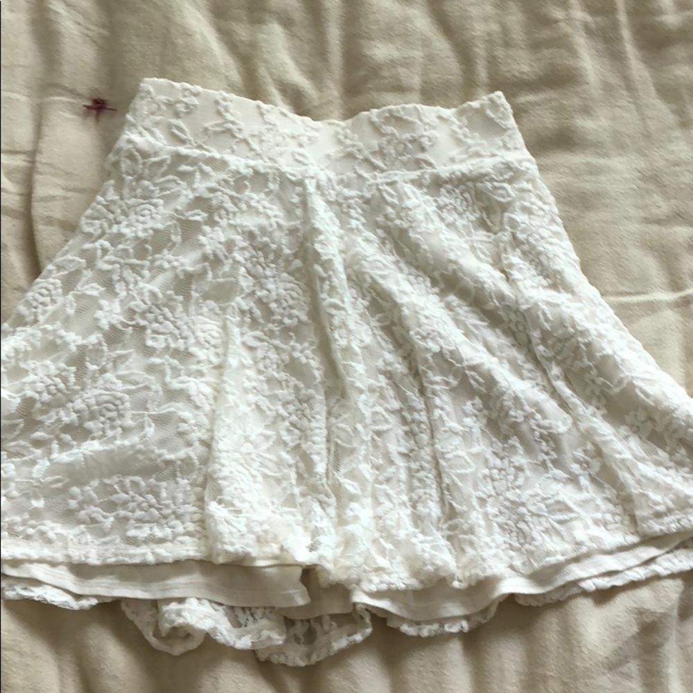 White Lace Skirt NEW